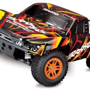 TRAXXAS Slash 4×4 orange/rot RTR +12V-Lader+Akku 1/10 4WD Short-Course-Race-Truck Brushed