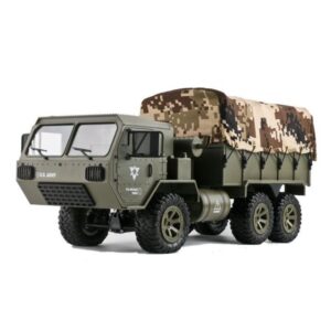 RC Auto, Crawler Military Truck 1:12 6WD 2.4 GHz RTR
