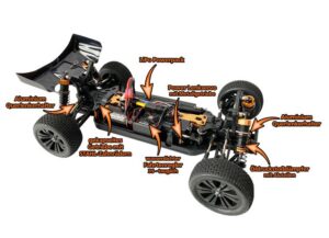 RC Auto, SpeedRacer 5 – 4WD brushless - RTR – Bild 5