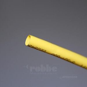 Schrumpfschlauch gelb Stärke 3mm Länge 1m