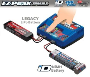 DUAL EZ-Peak Plus 2x4-Amp NiMH/2-3S Lipo, Schnell-Lader TRAXXAS EU-Version (mit iD Akku-Erkennung) – Bild 3