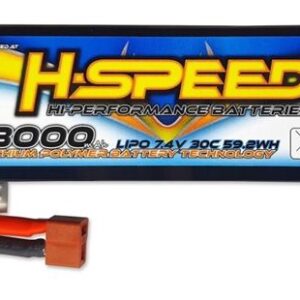 LiPo Akku 7,4V 8000mAh 59,2 Wh H-SPEED T-Stecker